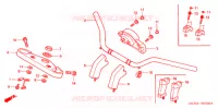 GUIDON   TE DE FOURCHE pour Honda VTX 1800 F Specification 3 de 2006