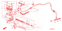 MAITRE CYLINDRE pour Honda VTX 1800 F Specification 3 de 2006