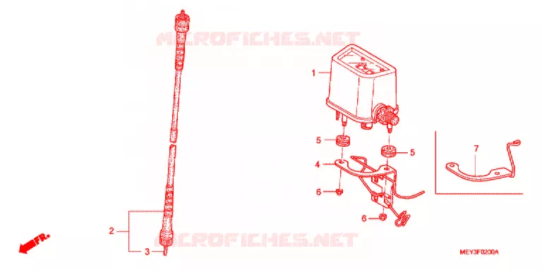 COMPTEUR Honda MOTO 450 CRF 2008  CRF450X8