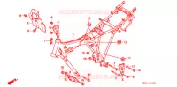 CADRE pour Honda CB 250 NIGHTHAWK de 2007