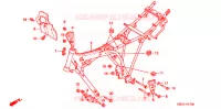 CADRE pour Honda CB 250 NIGHTHAWK de 2007