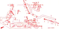 GUIDON   TE DE FOURCHE pour Honda CB 900 F 919 de 2007