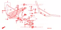 GUIDON   TE DE FOURCHE pour Honda CRF 230 F de 2007