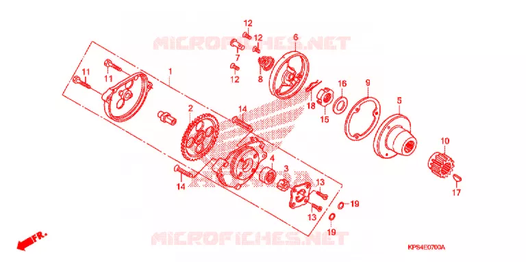 POMPE A HUILE Honda MOTO 230 CRF 2007  CRF230F7