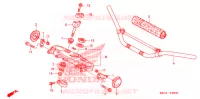 GUIDON   TE DE FOURCHE pour Honda CRF 250 X de 2007
