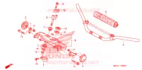 GUIDON   TE DE FOURCHE pour Honda CRF 250 X de 2007