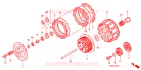 EMBRAYAGE pour Honda CRF 450 R de 2007
