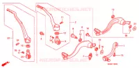PEDALE   KICK pour Honda CRF 450 R de 2007