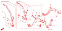 PEDALE   KICK pour Honda CRF 450 R de 2007