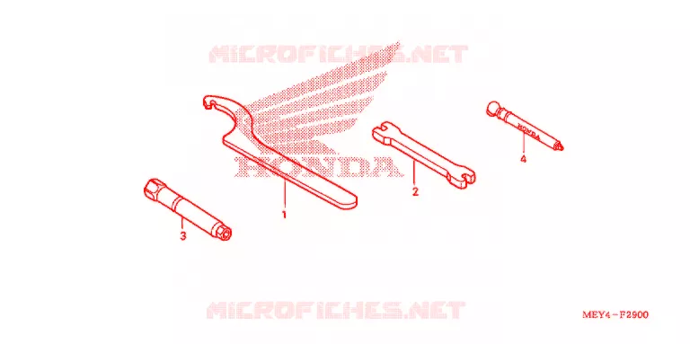 OUTIL Honda MOTO 450 CRF 2007  CRF450X7