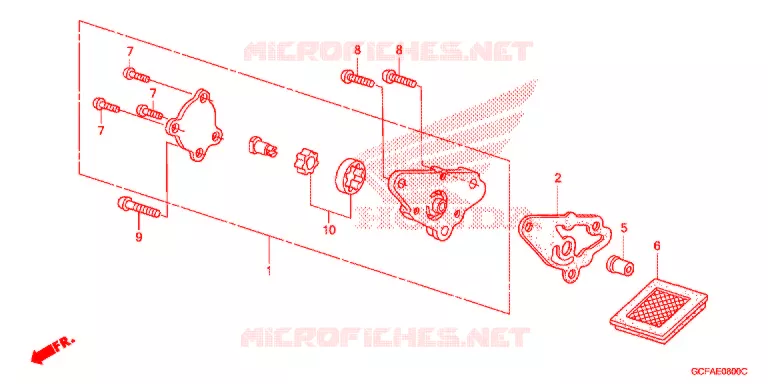 POMPE A HUILE Honda MOTO 70 CRF 2007  CRF70F7