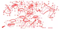 PROTEGE JAMBES (FJS400A/D/FJS600A/D5 8) pour Honda SILVER WING 600 de 2007