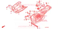 MARCHE PIEDS pour Honda RUCKUS 50 BLACK de 2007