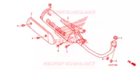 SILENCIEUX D'ECHAPPEMENT pour Honda RUCKUS 50 BLACK de 2007