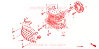 VENTILATEUR ET COUVERCLE DE RADIATEUR pour Honda RUCKUS 50 BLACK de 2007