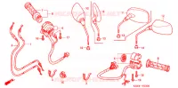 COMMODO   LEVIER   CABLE pour Honda REFLEX 250 ABS de 2007
