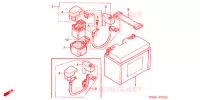 BATTERIE pour Honda REFLEX 250 SPORT RED de 2007