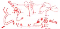 COMMODO   LEVIER   CABLE pour Honda REFLEX 250 SPORT RED de 2007