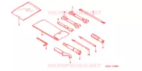 OUTIL pour Honda REFLEX 250 SPORT RED de 2007