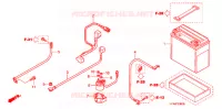 BATTERIE pour Honda FOURTRAX 420 RANCHER 4X4 Electric Shift CAMO de 2007