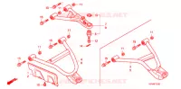 TRIANGLES AVANT pour Honda FOURTRAX 420 RANCHER 4X4 Electric Shift de 2007
