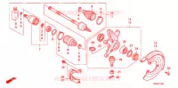 ARBRE DE ROUE AVANT (4WD) pour Honda FOURTRAX 420 RANCHER 4X4 Manual Shift de 2007