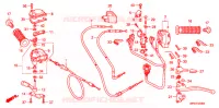 LEVIER DE GUIDON   CABLE   COMMODO pour Honda FOURTRAX 420 RANCHER 4X4 Manual Shift de 2007