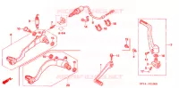 PEDALE pour Honda TRX 450 R SPORTRAX Electric Start de 2007