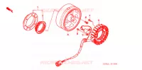 ALTERNATEUR pour Honda FOURTRAX 500 FOREMAN RUBICON Hydrostatic de 2007