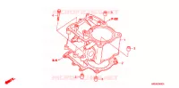 CYLINDRE pour Honda FOURTRAX 500 FOREMAN RUBICON Hydrostatic de 2007