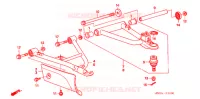 TRIANGLES AVANT pour Honda FOURTRAX 500 FOREMAN RUBICON Hydrostatic de 2007