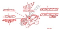 AUTOCOLLANTS pour Honda FOURTRAX 500 FOREMAN Electric Shift 4X4 PS, CAMO de 2007