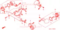 CLIGNOTANT pour Honda VT 1100 SHADOW C2 SABRE de 2007