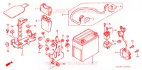 BATTERIE pour Honda VT 1100 SHADOW SPIRIT de 2007