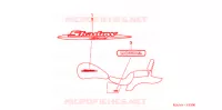 EMBLEME pour Honda VT 1100 SHADOW SPIRIT de 2007