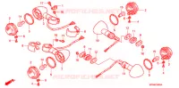 CLIGNOTANT pour Honda SHADOW 600 VLX DELUXE de 2007