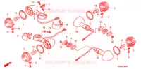 CLIGNOTANT pour Honda SHADOW 600 VLX DELUXE de 2007