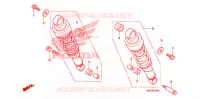 AMORTISSEUR ARRIERE pour Honda SHADOW VT 750 SPIRIT F de 2007