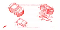 CYLINDRE pour Honda SHADOW VT 750 SPIRIT F de 2007
