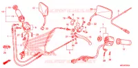 LEVIER DE GUIDON   CABLE   COMMODO pour Honda SHADOW VT 750 SPIRIT F de 2007