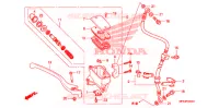 MAITRE CYLINDRE DE FREIN AVANT pour Honda SHADOW VT 750 SPIRIT F de 2007