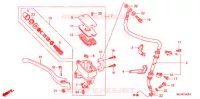 MAITRE CYLINDRE DE FREIN AVANT pour Honda SHADOW VT 750 AERO Hamamatsu factory de 2007