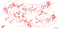 CLIGNOTANT pour Honda SHADOW VT 750 AERO Kumamoto factory de 2007