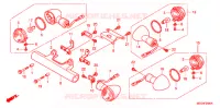 CLIGNOTANT pour Honda SHADOW VT 750 AERO ABS de 2007