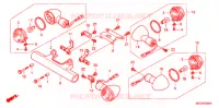 CLIGNOTANT pour Honda SHADOW VT 750 AERO ABS de 2007