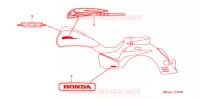 AUTOCOLLANTS pour Honda VTX 1300 S de 2007