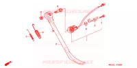 BEQUILLE LATERALE pour Honda VTX 1300 S de 2007