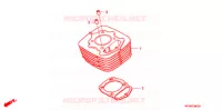 CYLINDRE pour Honda XR 230 de 2007
