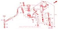 MAITRE CYLINDRE DE FREIN ARRIERE pour Honda XR 230 de 2007