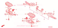 REPOSE PIED pour Honda XR 230 de 2007